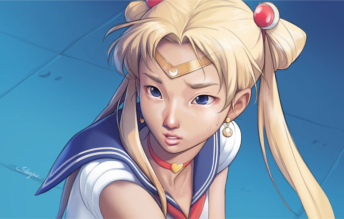 Artists From Around The World Challenged Themselves To Draw The Heroine Sailor Moon In Their Own Style
