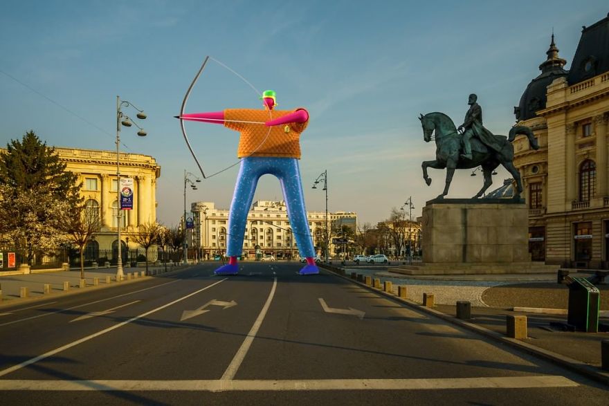 Empty Streets From Our City Become Illustrator’s Artwork