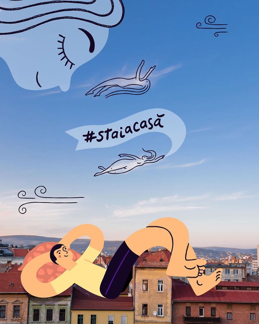 Empty Streets From Our City Become Illustrator’s Artwork