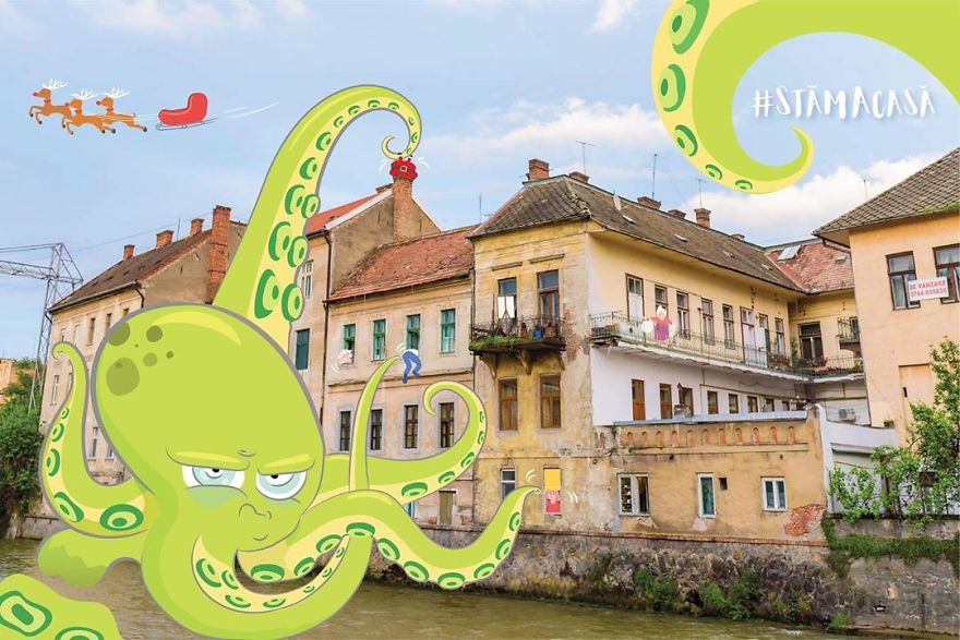 Empty Streets From Our City Become Illustrator’s Artwork