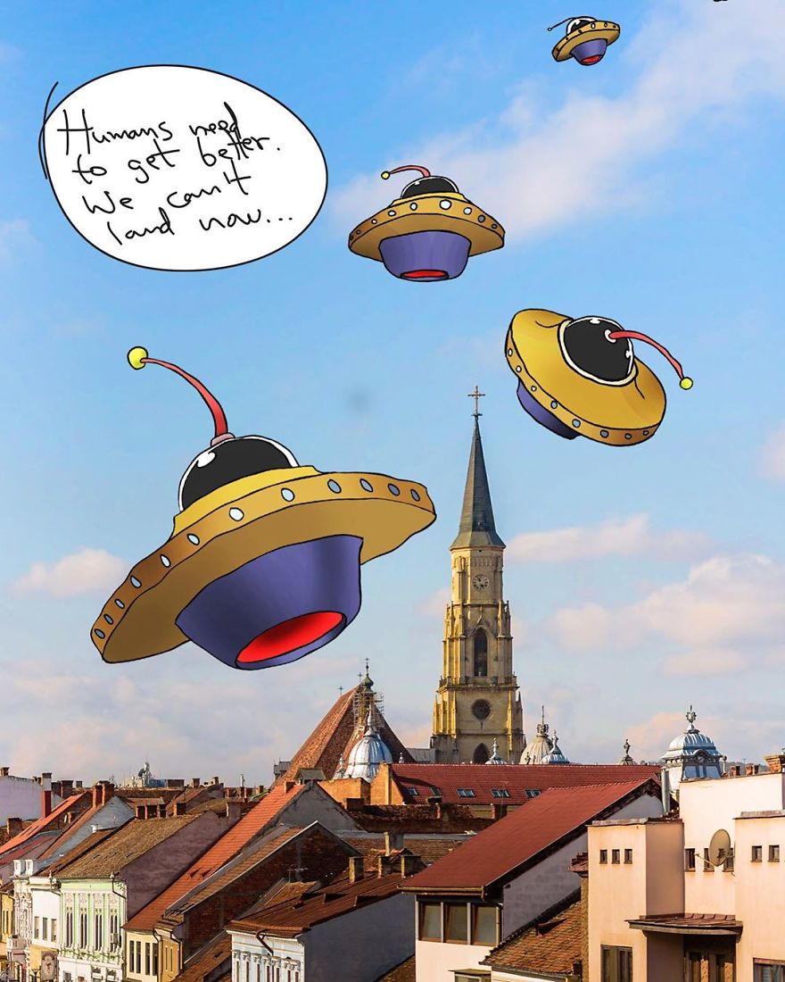 Empty Streets From Our City Become Illustrator’s Artwork