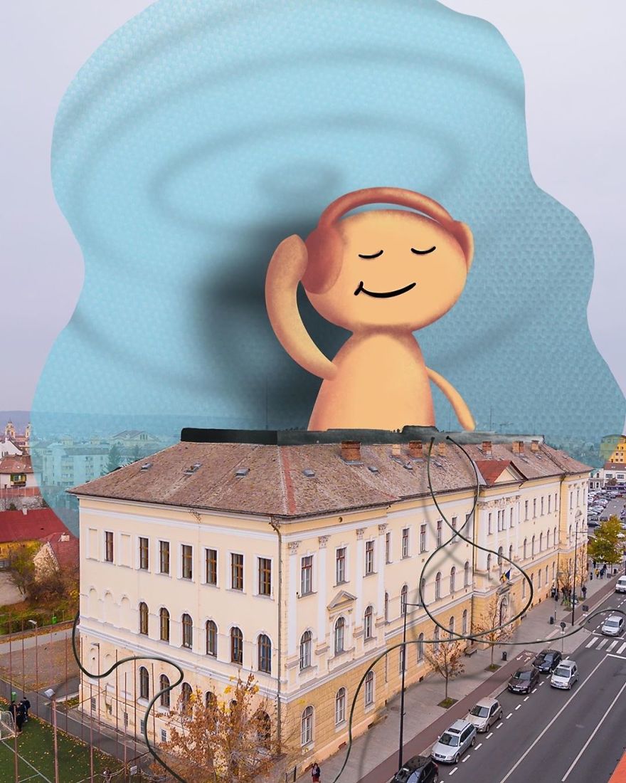 Empty Streets From Our City Become Illustrator’s Artwork