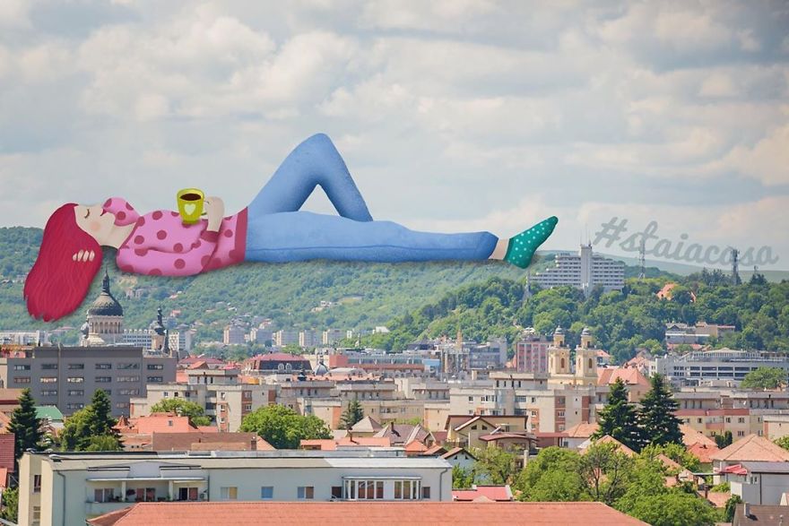 Empty Streets From Our City Become Illustrator’s Artwork