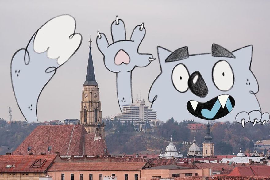 Empty Streets From Our City Become Illustrator’s Artwork