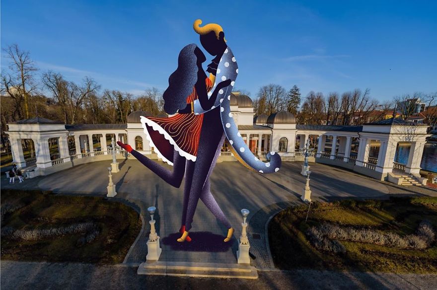 Empty Streets From Our City Become Illustrator’s Artwork