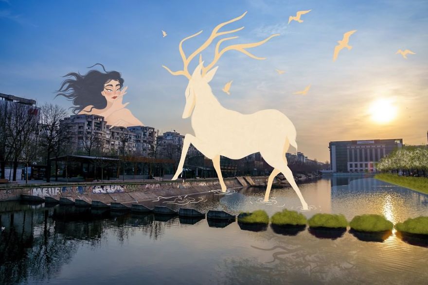 Empty Streets From Our City Become Illustrator’s Artwork