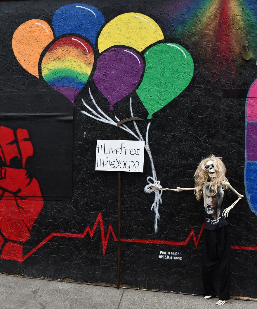 My Halloween Skeletons Became "Humerus" Counter Protestors My Halloween Skeletons Became "Humerus" Counter Protestors