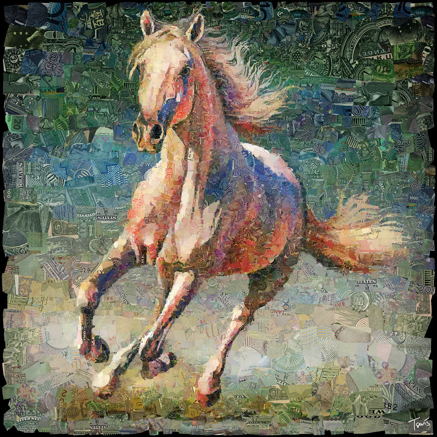 My 12 Wild Animals Made Out Of Banknotes From All Over The World