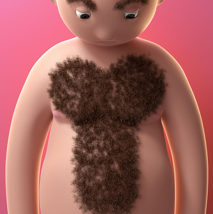 Give You Chest An Austin-Powers Look