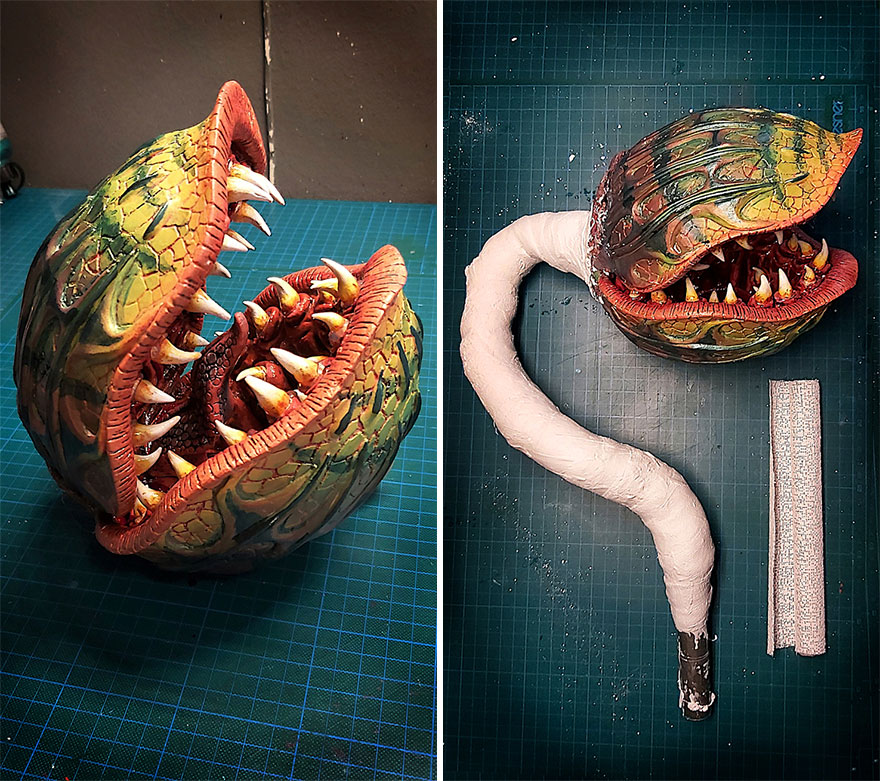 I Handcrafted Audrey 2 From “Little Shop Of Horrors” From Materials I Had At Home During The Quarantine I Handcrafted Audrey 2 From “Little Shop Of Horrors” From Materials I Had At Home During The Quarantine