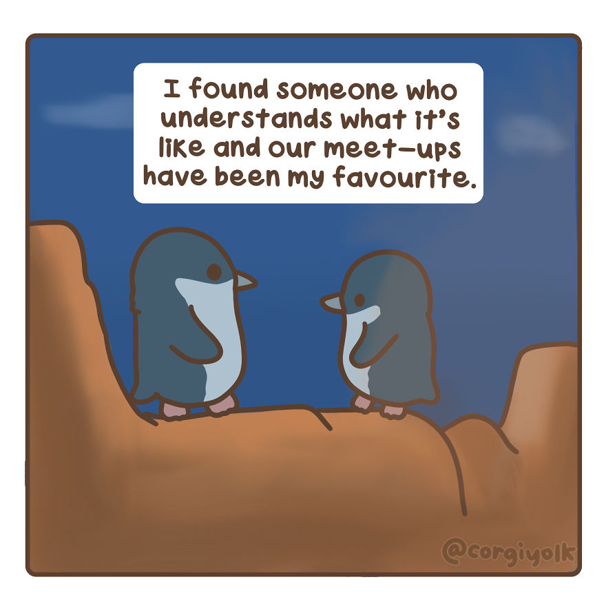 I Created A Comic Strip Based On The Two Widowed Fairy Penguins Photograph That Went Viral I Created A Comic Strip Based On The Two Widowed Fairy Penguins Photograph That Went Viral