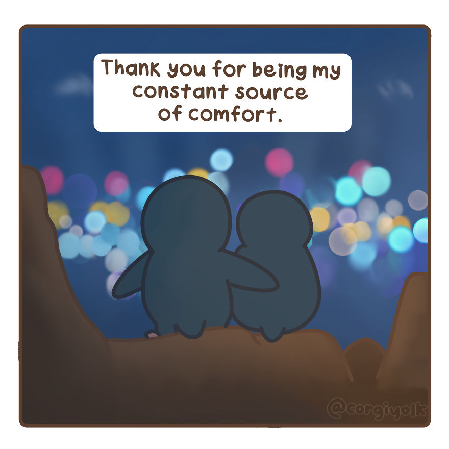 I Created A Comic Strip Based On The Two Widowed Fairy Penguins Photograph That Went Viral