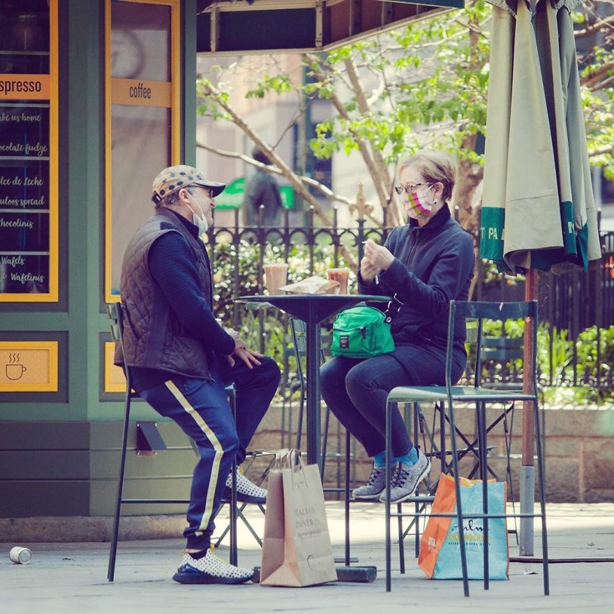 Sun, Coffee, Love, Laughter, COVID-19 Style