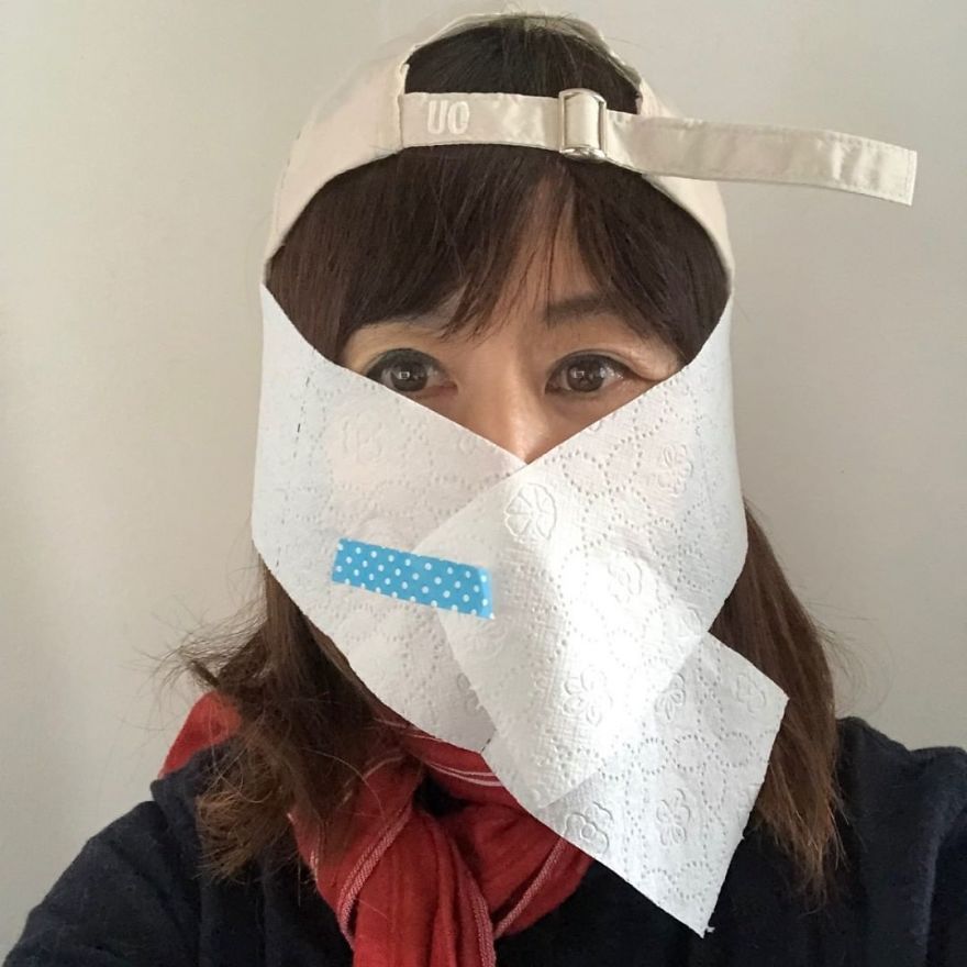 Toilet Paper Mask
