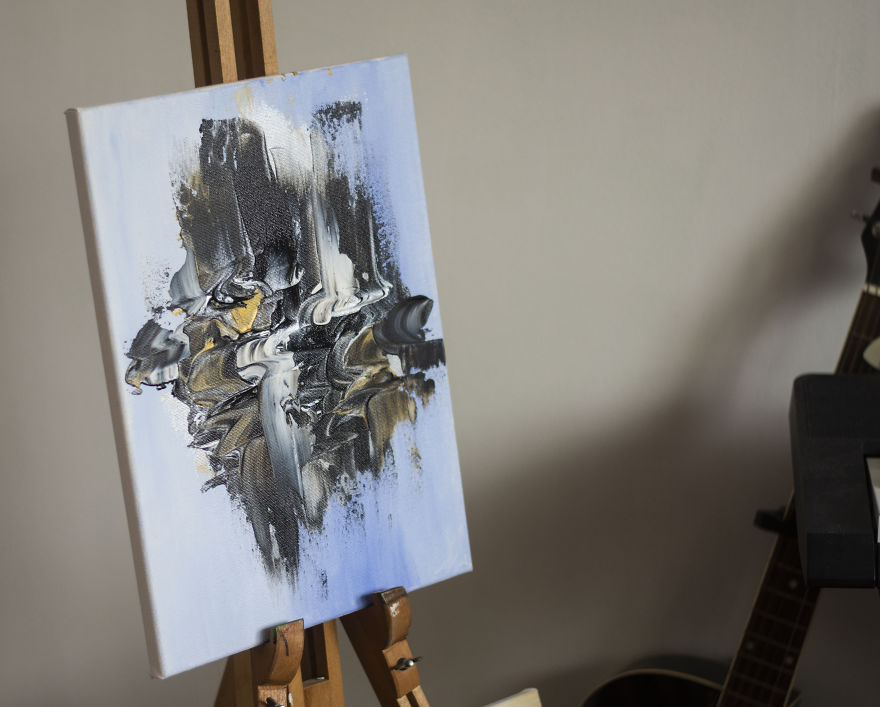 I Painted A Series Of Abstract Paintings While I Was In Quarantine