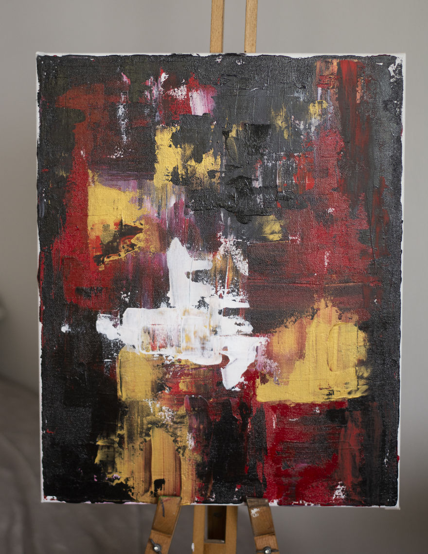 I Painted A Series Of Abstract Paintings While I Was In Quarantine