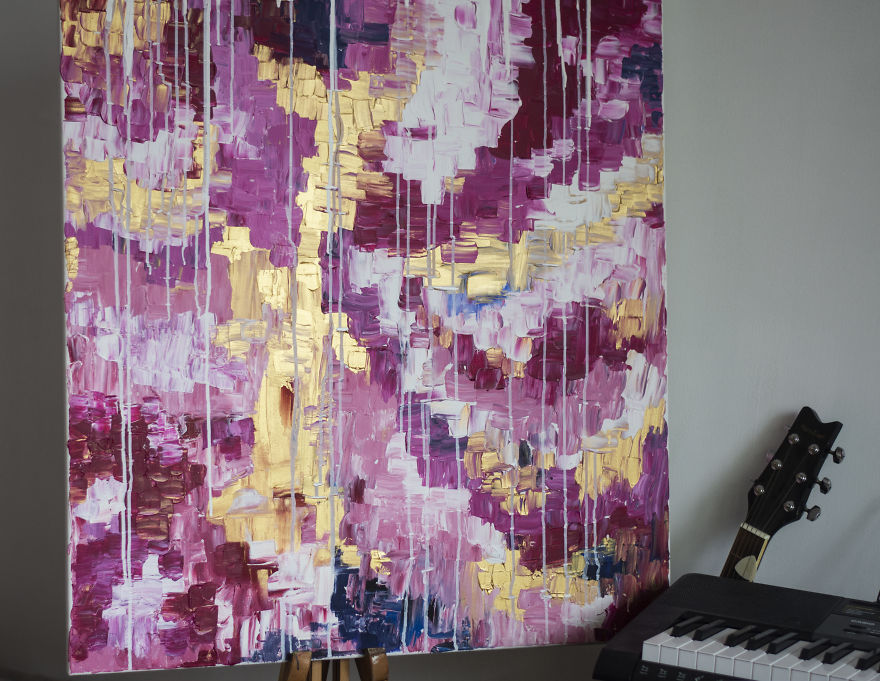 I Painted A Series Of Abstract Paintings While I Was In Quarantine