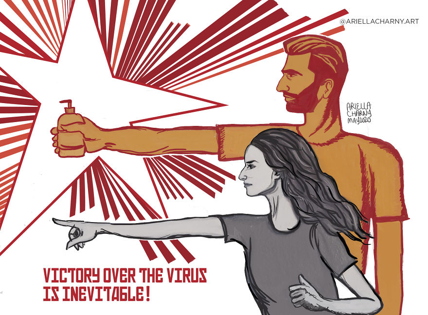 I Recreated Classic Soviet Propaganda Posters As COVID-19 Posters