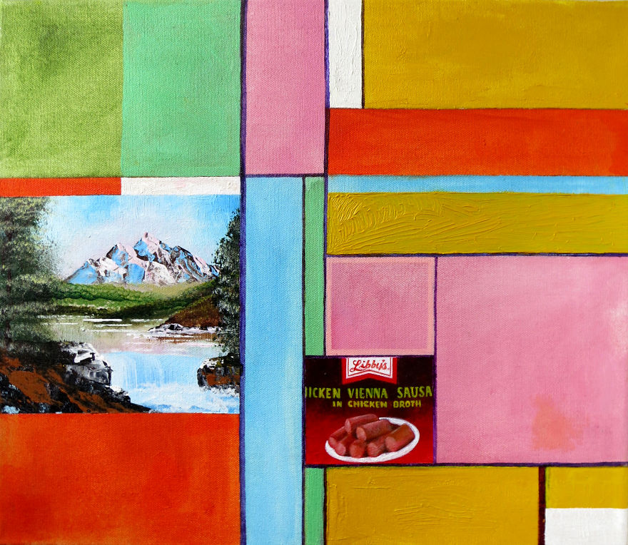 I Spent Quarantine Painting Intricate Pieces Of Litter Into My Traditional Nature Landscapes. I Spent Quarantine Painting Intricate Pieces Of Litter Into My Traditional Nature Landscapes.