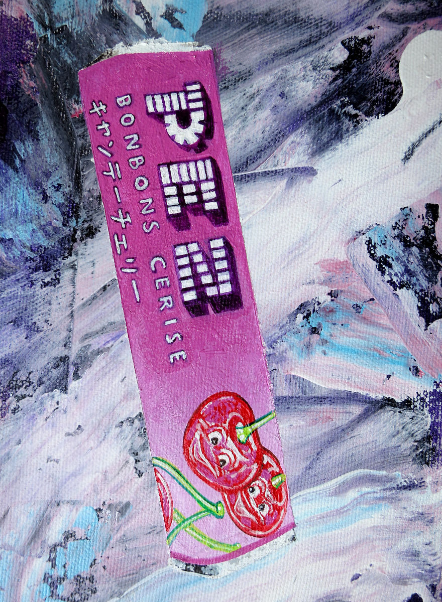 I Spent Quarantine Painting Intricate Pieces Of Litter Into My Traditional Nature Landscapes. I Spent Quarantine Painting Intricate Pieces Of Litter Into My Traditional Nature Landscapes.