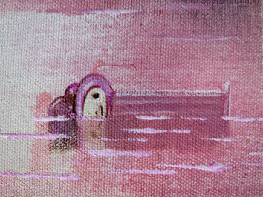 I Spent Quarantine Painting Intricate Pieces Of Litter Into My Traditional Nature Landscapes. I Spent Quarantine Painting Intricate Pieces Of Litter Into My Traditional Nature Landscapes.