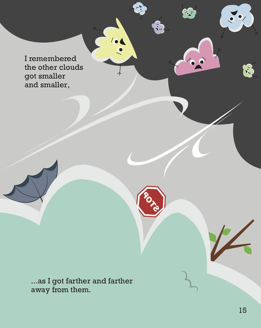 I Wrote And Illustrated A Book About A Cloud Without A Silver Lining