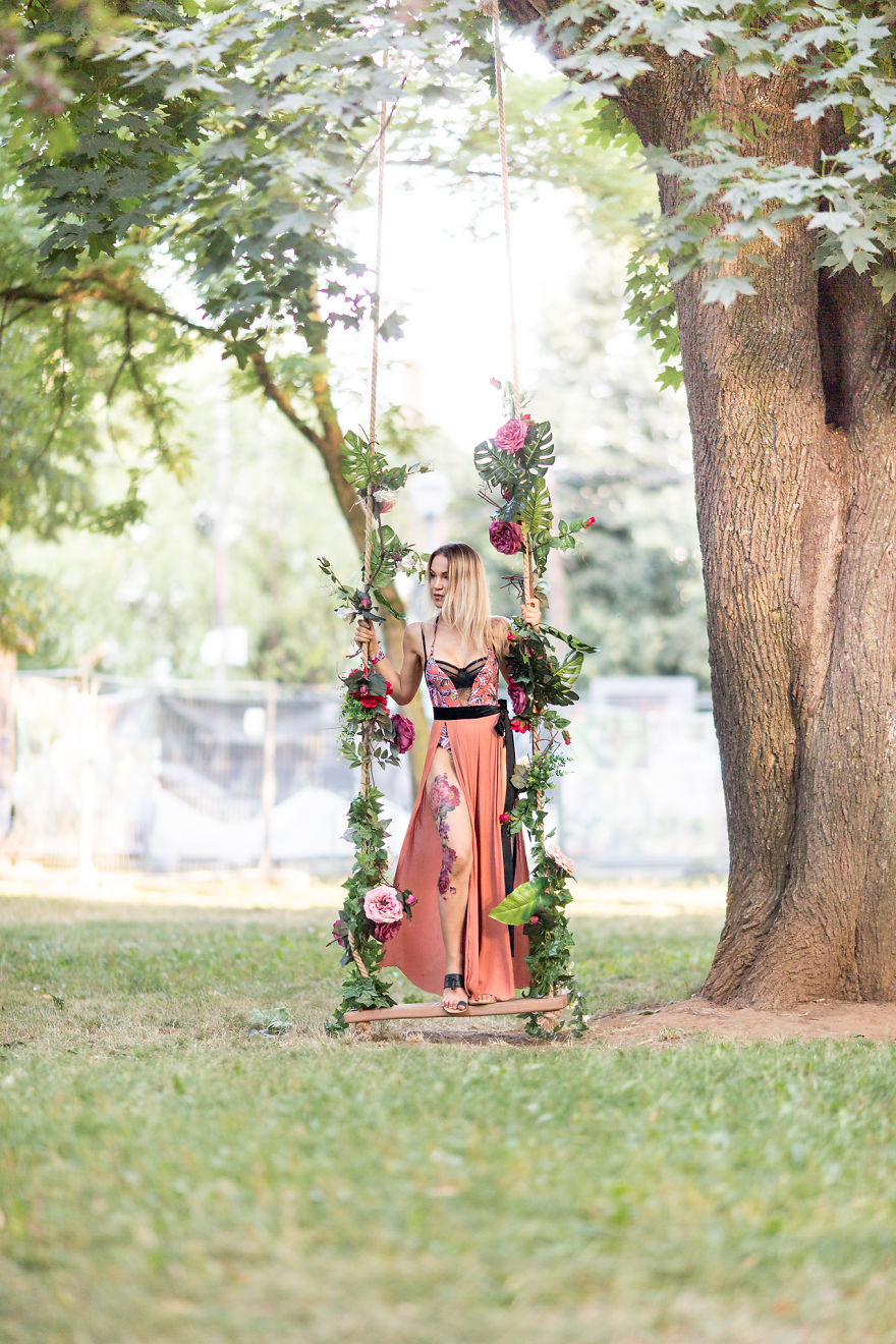 My Cheating Boyfriend Tried To Forbid Me To Dress Like This, In My Own Creations To The Festivals, Because Everybody Was Looking At Me. I Dumped Him!