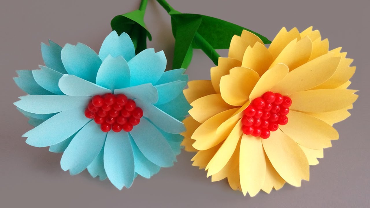 Flower Making Video | Easy Paper Flowers