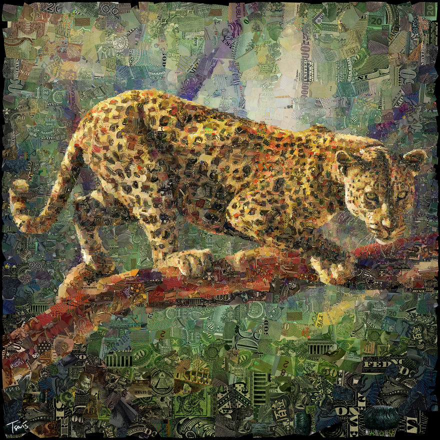 My 12 Wild Animals Made Out Of Banknotes From All Over The World My 12 Wild Animals Made Out Of Banknotes From All Over The World