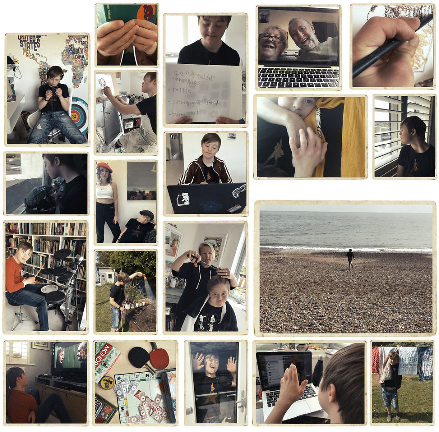 Models With Disabilities And Visbible Differences Take Part In Unique Photoshoots At Home. Project Isolation.