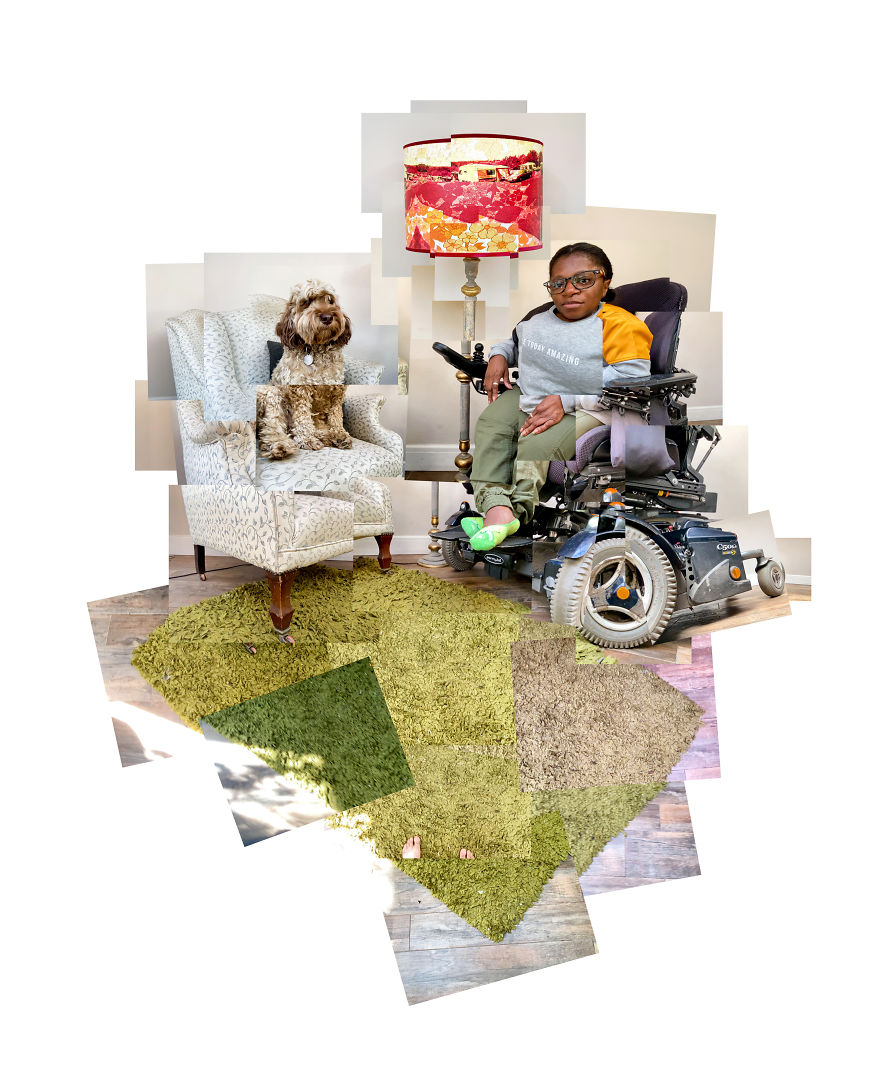 Models With Disabilities And Visbible Differences Take Part In Unique Photoshoots At Home. Project Isolation.