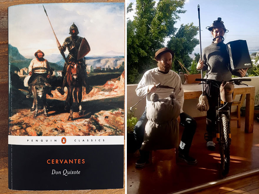 People Are Spending Their Quarantine Time Doing Fun Book Cover Cosplayers