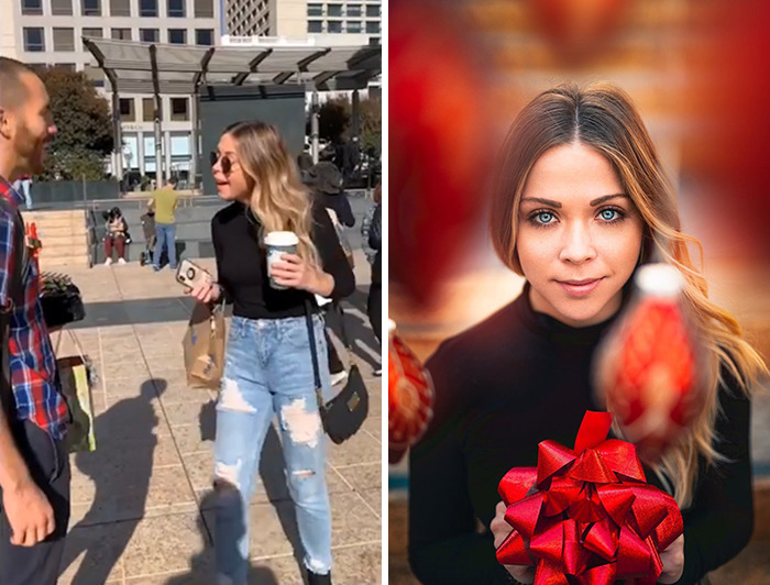 Photographer Is Winning The Internet Doing Photo Shoot With Strangers