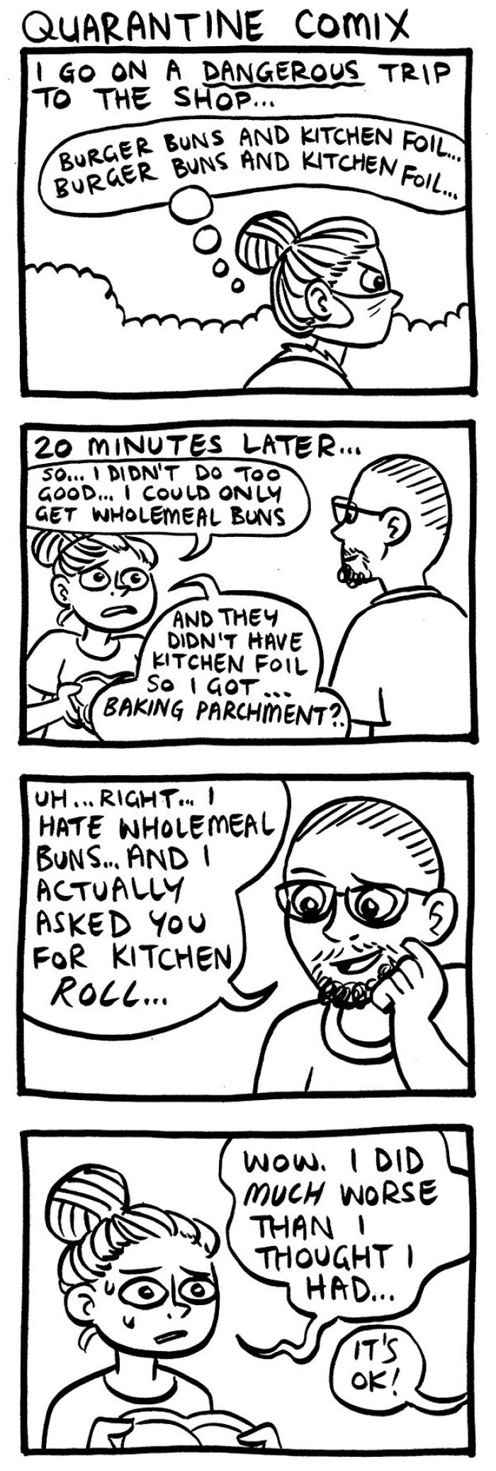 Quarantine Comix: 40 Relatable And Devastatingly Honest Comics About Lockdown By Rachael Smith