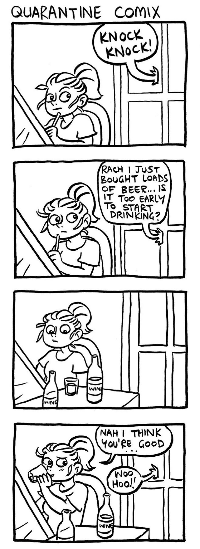 Quarantine Comix: 40 Relatable And Devastatingly Honest Comics About Lockdown By Rachael Smith