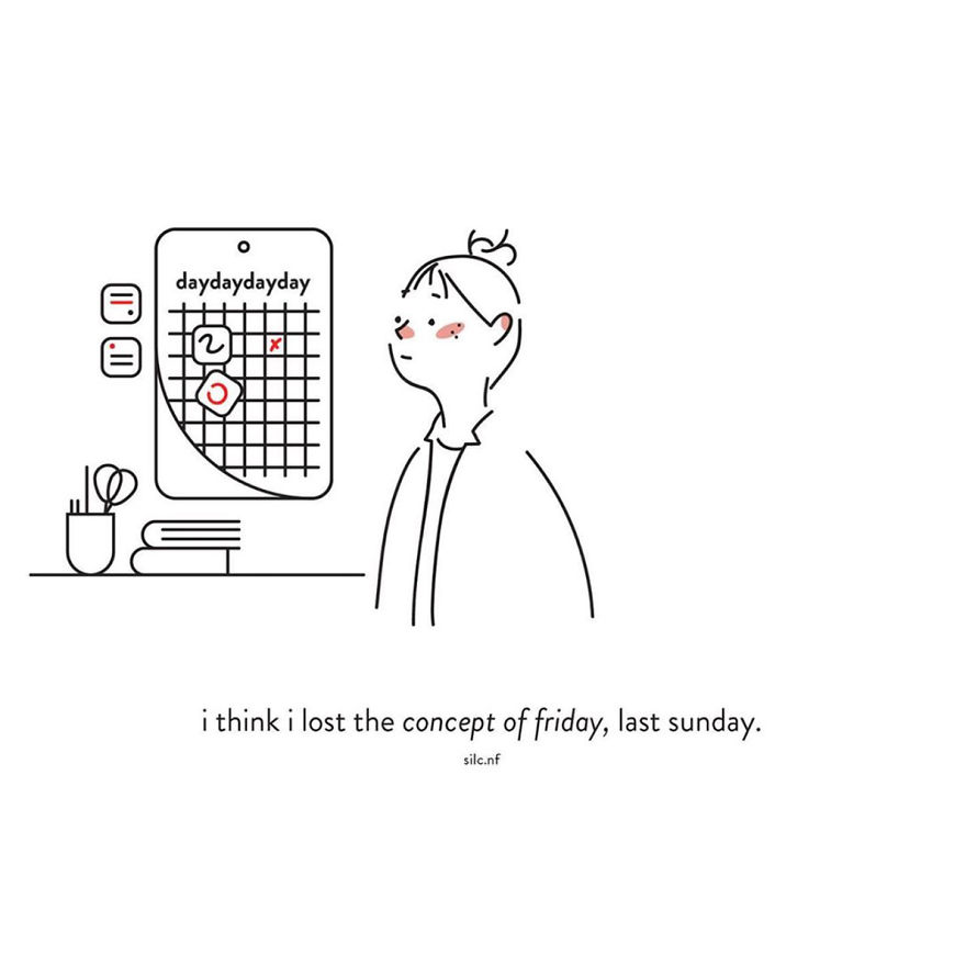 A Young Illustrator Ask Herself About The Meaning Of Life During Quarantine