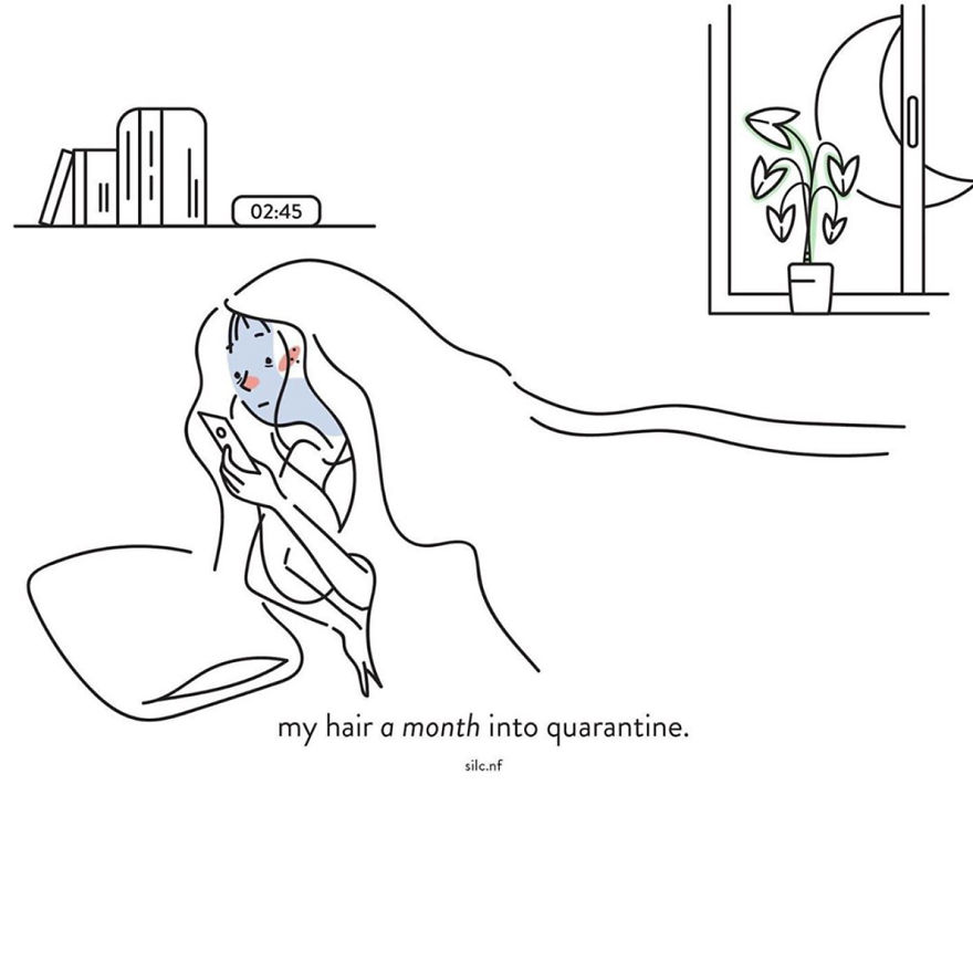 A Young Illustrator Ask Herself About The Meaning Of Life During Quarantine