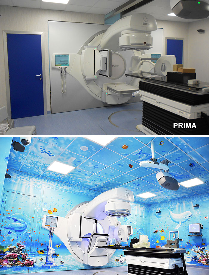 This Italian Painter Turns The Hospital's Walls Into An Enchanted Kingdom To Help Children Deal With Their Fears