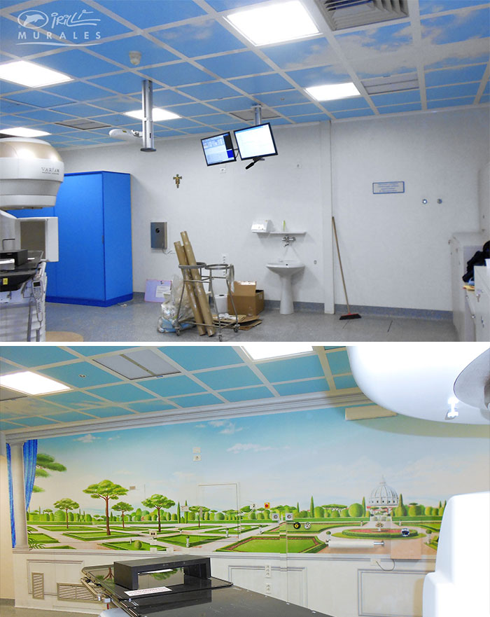 This Italian Painter Turns The Hospital's Walls Into An Enchanted Kingdom To Help Children Deal With Their Fears