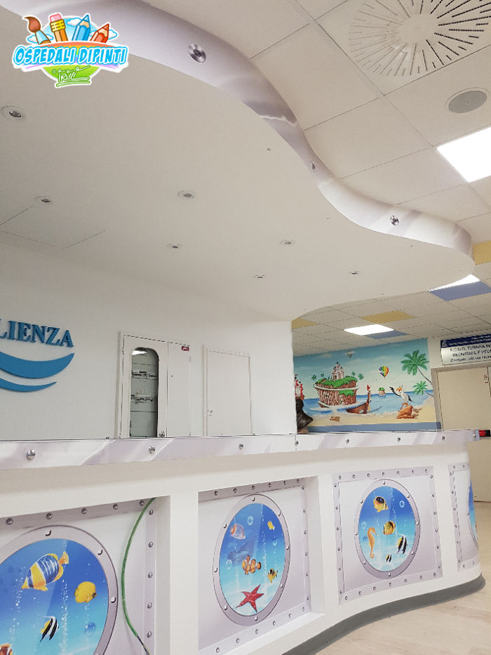 This Italian Painter Turns The Hospital's Walls Into An Enchanted Kingdom To Help Children Deal With Their Fears