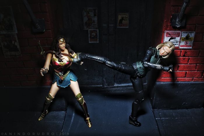 My 22 Miniature Action Scenes With Superhero Toys From DC And Marvel