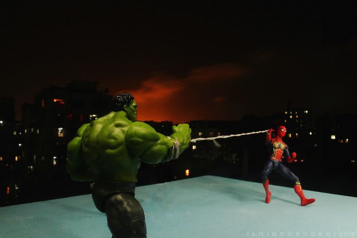 My 22 Miniature Action Scenes With Superhero Toys From DC And Marvel