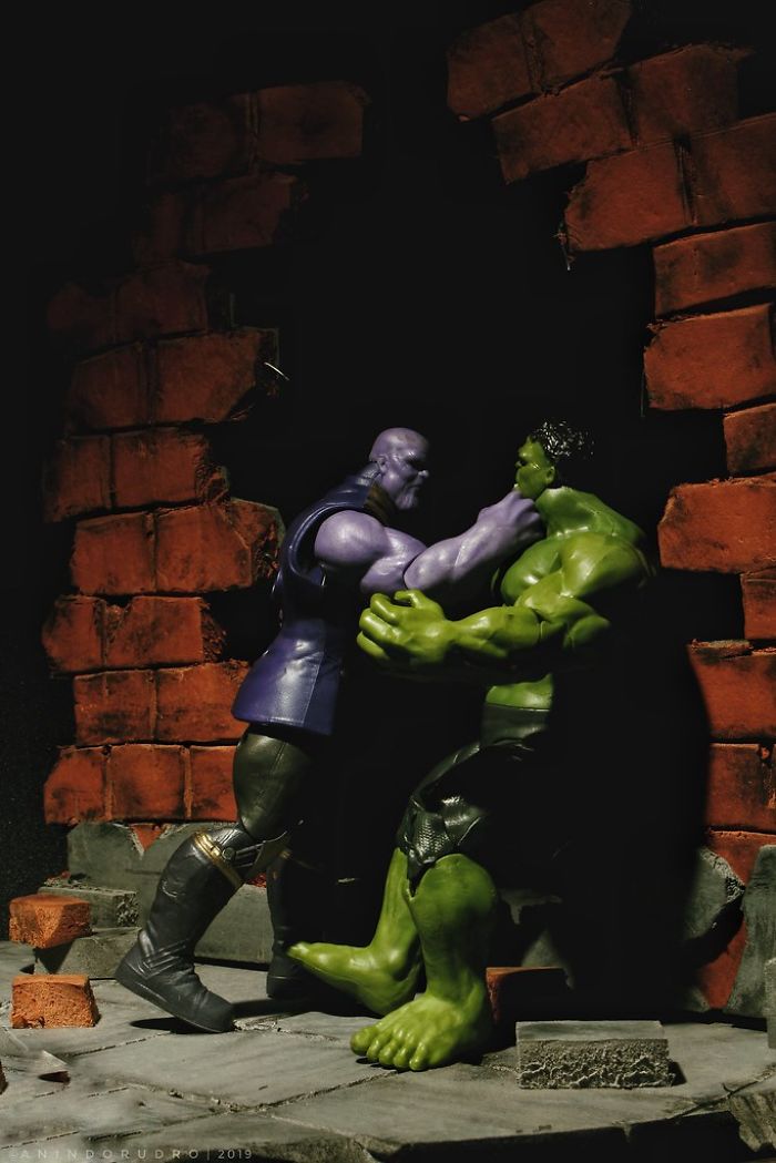 My 22 Miniature Action Scenes With Superhero Toys From DC And Marvel