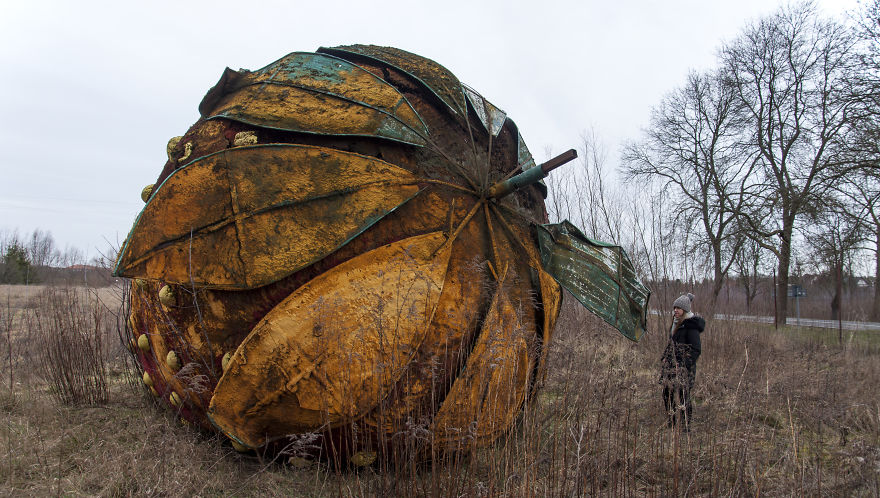 We Captured This Huge, Abandoned Strawberry Twice - In The Springtime And In The Wintertime. The Difference Is Significant! (10 Pictures) We Captured This Huge, Abandoned Strawberry Twice - In The Springtime And In The Wintertime. The Difference Is Significant! (10 Pictures)