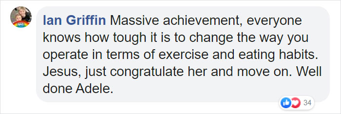 Adele Receives Criticism On Social Media After Losing 98 Pounds, But Her Personal Trainer Defends Her Adele Receives Criticism On Social Media After Losing 98 Pounds, But Her Personal Trainer Defends Her