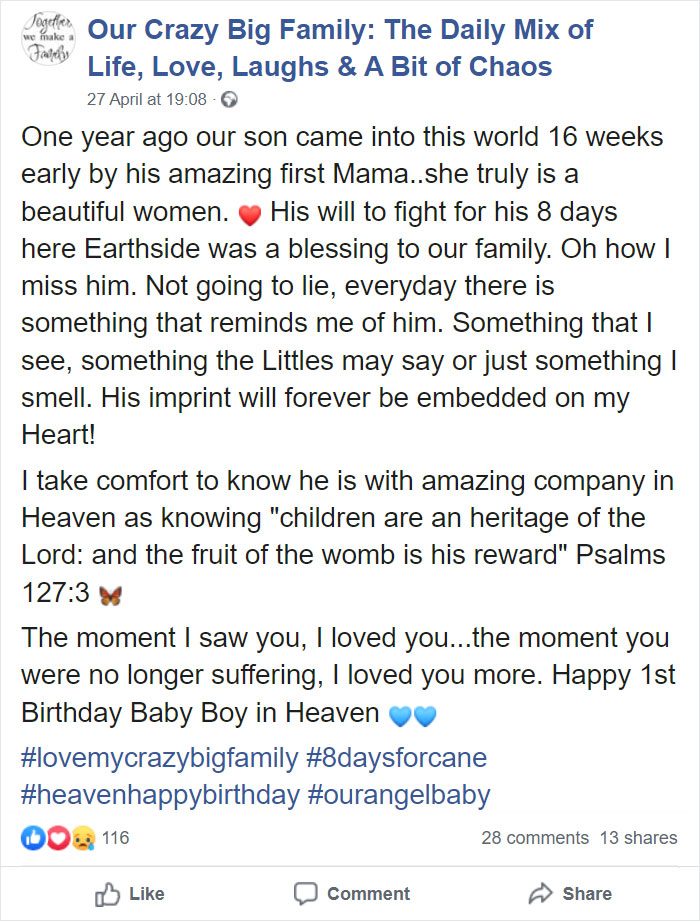 "I Adopted A 'Perfect' Micro-Preemie & Was By His Side As He Died 8 Days Later"