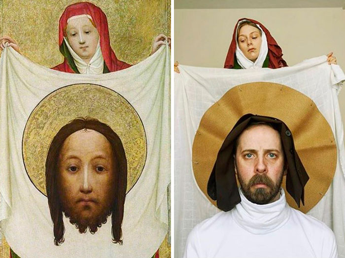 Saint Veronica With The Sudarium By Master Of Saint Veronica