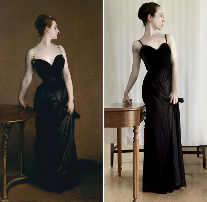 A Portrait Of Madame X By John Singer Sargent