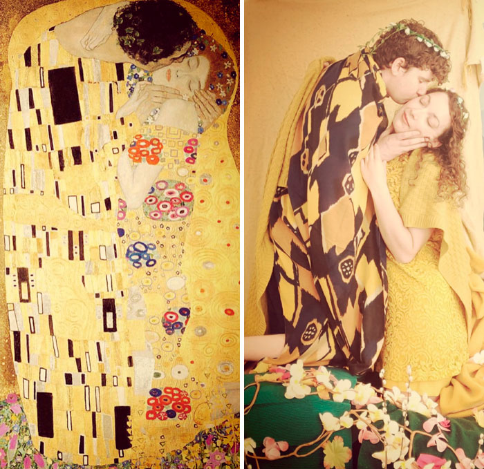 Gustav Klimt's The Kiss