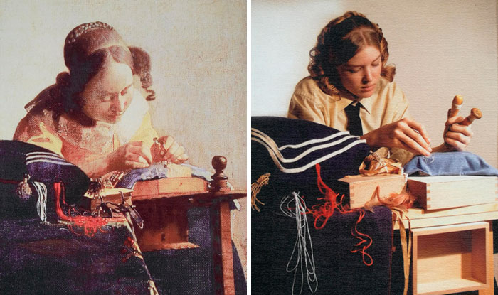 The Lacemaker By Vermeer (Taken By My Sister For A School Project Years Ago)